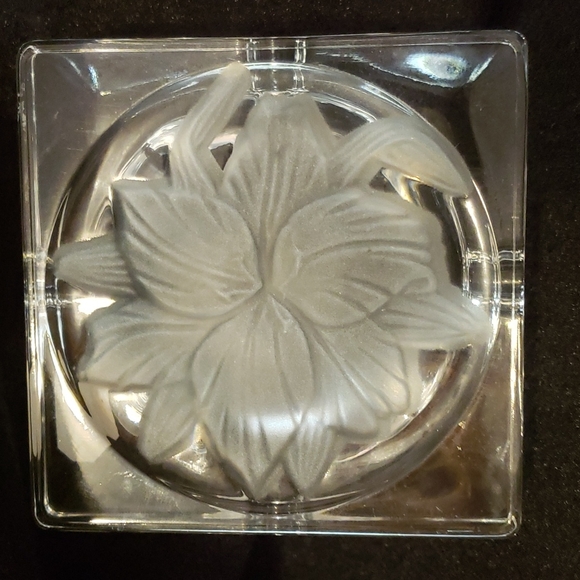 French Crystal Ashtray 1980 Durand France - Picture 3 of 4